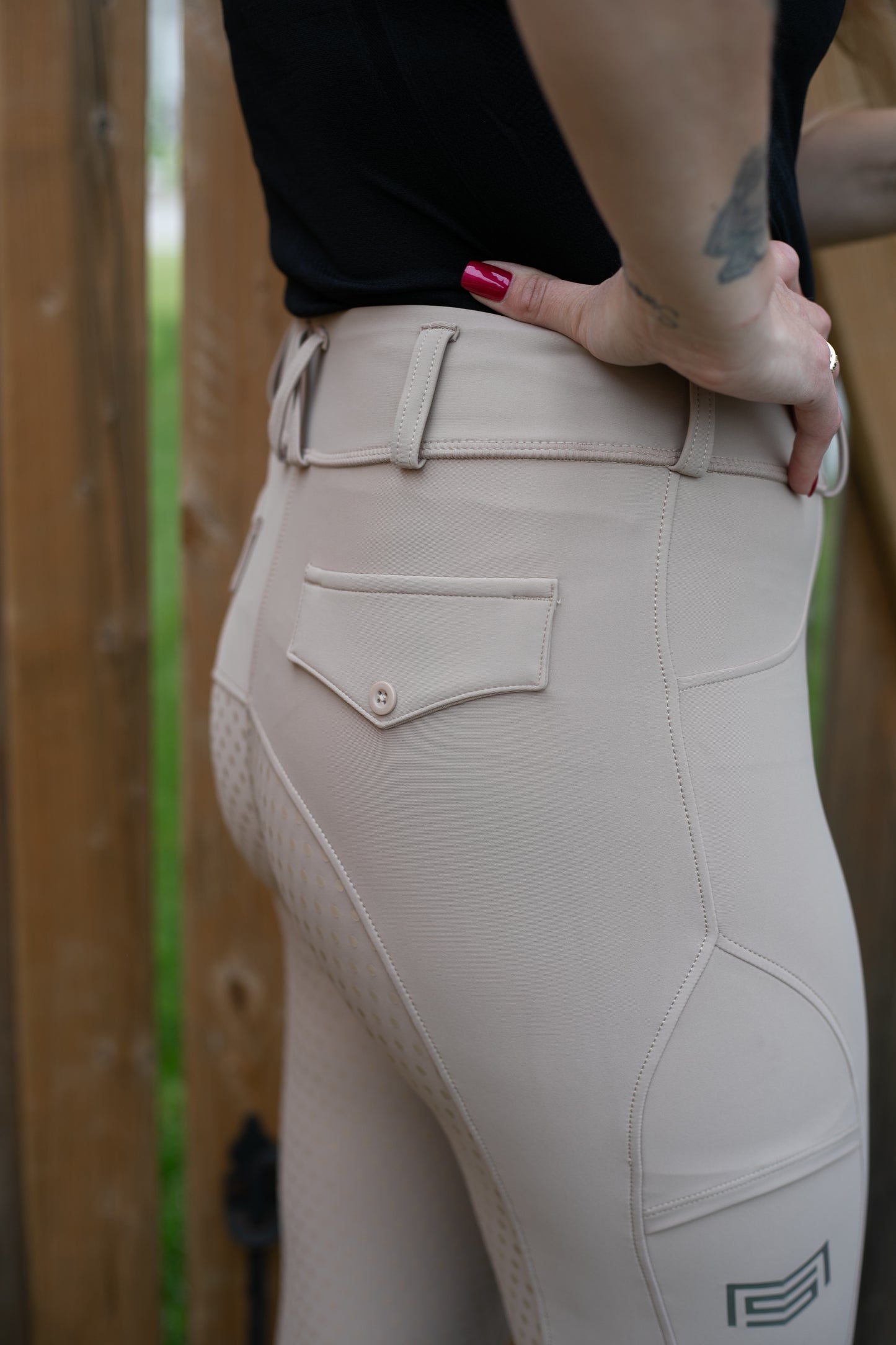 Womens Full Seat Riding Tights