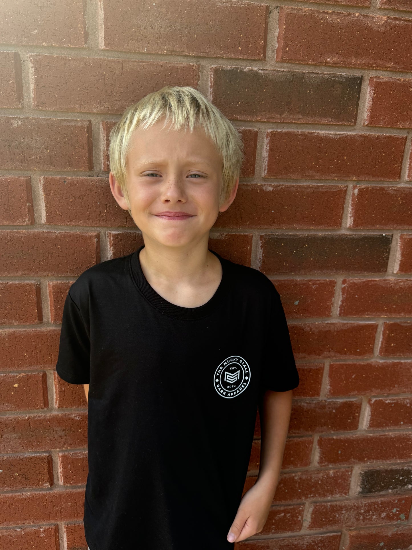 Youth Black tee