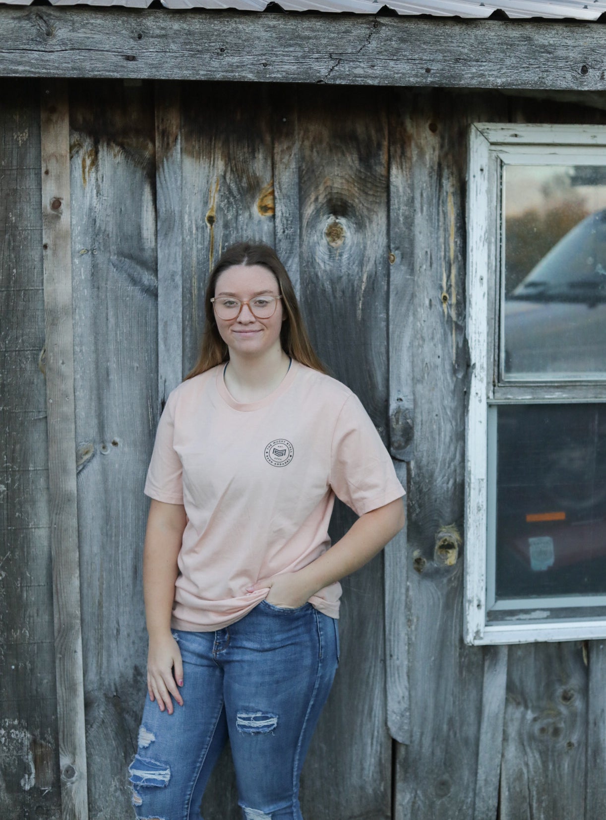 Peach Adult Tee