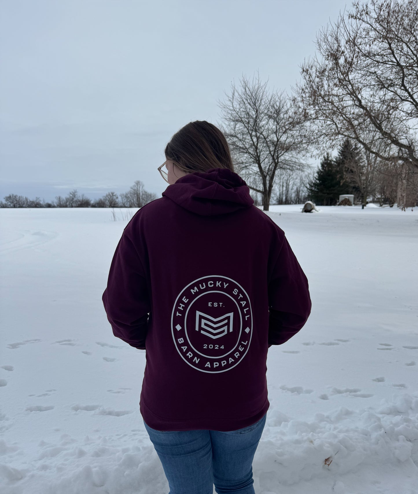 Maroon hoodie